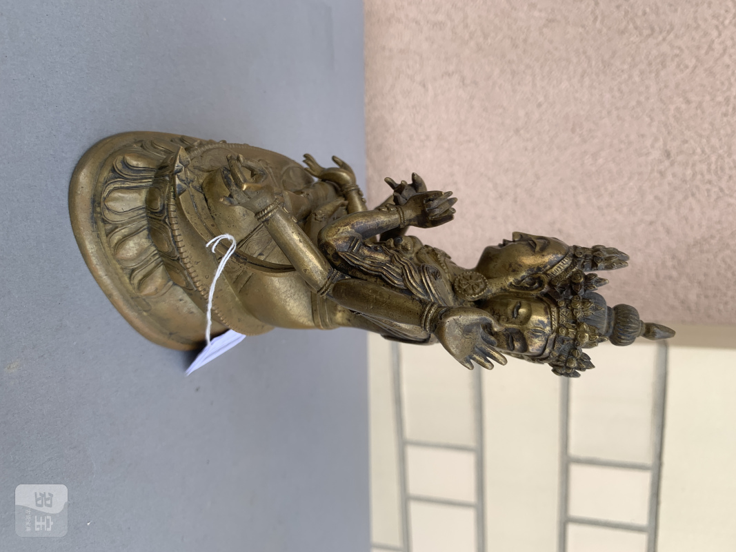 A BRONZE FIGURE OF USHNISHAVIJAYA - 图7